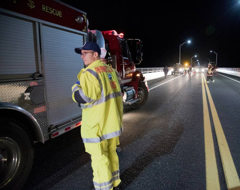 Rob on scene as an EMT